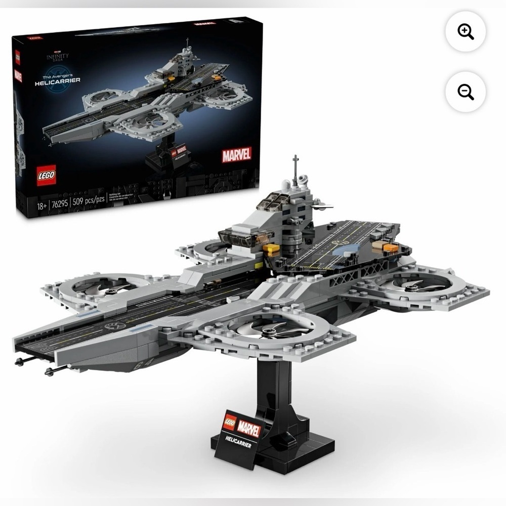 LEGO Marvel The Avengers Helicarrier Building Set for Adults Gift for Christmas